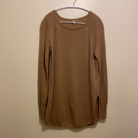 𝅺HALOGEN wool/ cashmere long sweater / tunic. Size S - Picture 3 of 9